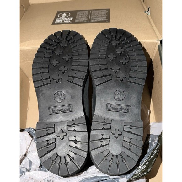 Timberland Heritage 6” Waterproof Boots Women’s 10 Black Nubuck Red STORE MODEL - Picture 15 of 16